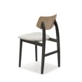 thumbnail image 4 of Mesa rectangular con 4 sillas Alterego ORBE Negro, Natural, Gris, 4 of 4