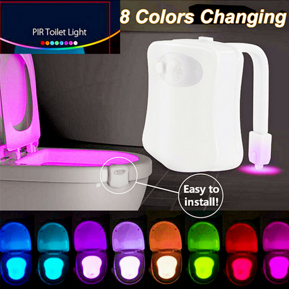 MOSMAGHT 1/2/3Pack Toilet LED Light Motion Activated Night Light 8
