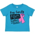 thumbnail image 3 of Inktastic Our Family Fights Together Breast Cancer Awareness Boys or Girls Toddler T-Shirt, 3 of 5