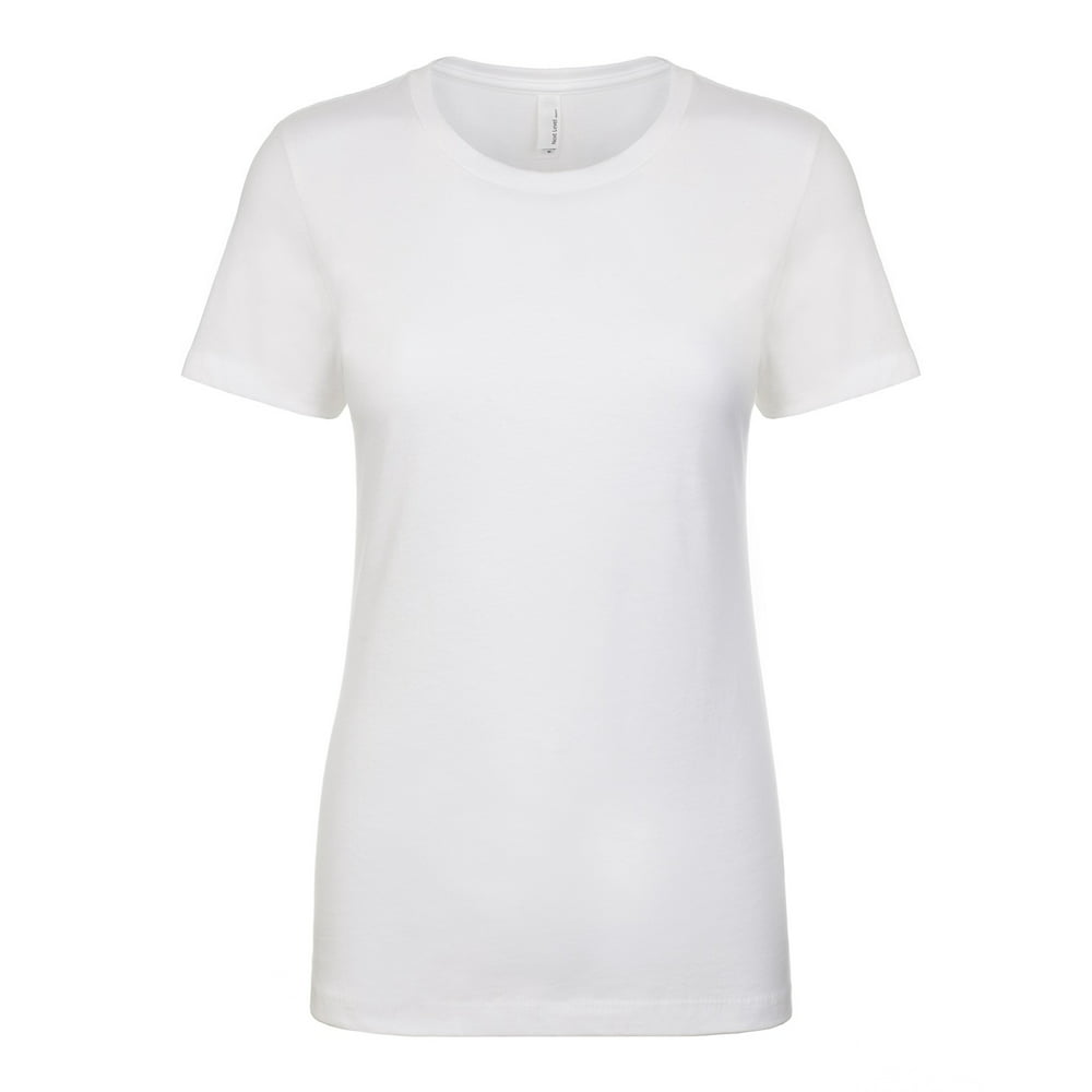Next Level Apparel - The Next Level Ladies Ideal T-Shirt - WHITE - XS ...