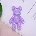 thumbnail image 2 of Aesnefe Pocket Bear de Worry Bear, abrazo para aliviar la ansiedad, color morado, 2 of 6