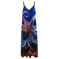thumbnail image 4 of Octopus in The Mysterious Ocean Sleeveless Dress for Women Clothing Female Women's Summer Skirt, 4 of 7