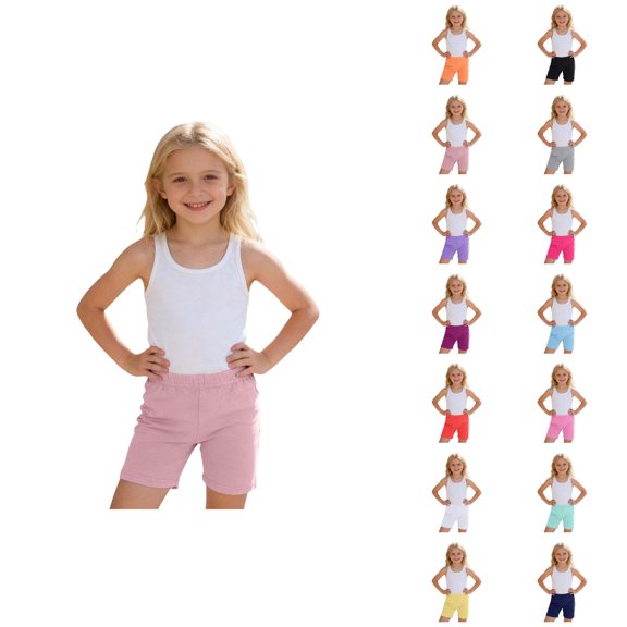 Girls Shorts Toddler Pants Dance Leggings Soft Breathable Playwear For Infant Baby Kids