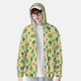 thumbnail image 4 of Goofa Sea Turtle Printed Women's UPF 50+ Sun Protection Hoodie Jacket Lightweight Long Sleeve Sun Shirt for Women with Pocket Hiking Outdoor-Small, 4 of 9