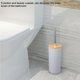 thumbnail image 4 of Kearding De accesorios de baño negros, soporte para cepillo de dientes, contenedor, dispensador de jabonera, vaso, escobilla de baño, juego de Juegos de accesorios de baño Numero 3, 4 of 6