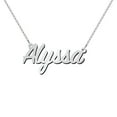 thumbnail image 1 of Personalized Name Necklace Layering Set with Paper Clip Chain, 1 of 8
