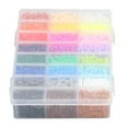 thumbnail image 1 of Melting Beads Kit, 24 Colors 5mm 6300pcs Cultivating Spatial Imagination Fuse Beads Kit  for Pendants, 1 of 8