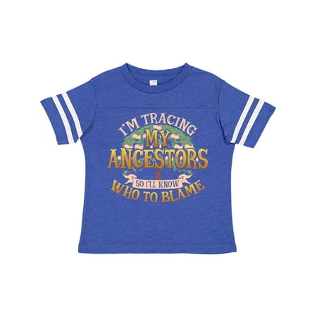 

Inktastic Genealogy Tracing My Ancestors Gift Toddler Boy or Toddler Girl T-Shirt