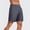 Gray, variant on YLSDY Men's Athletic Running Shorts Zipper Pocket Lightweight Workout Gym Quick Dry Shorts Golf Tennis Hiking Black M