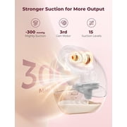 Momcozy Breast Pump Hands Free Mobile Flow | M9, App Discreet Wireless Breast Pump M9, Independent Breastmilk Storage, 2 Pack, Gray