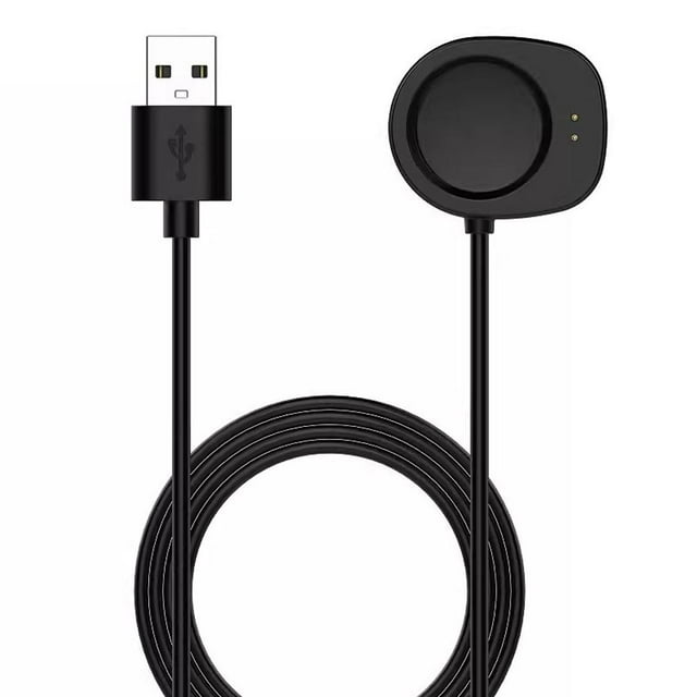 Magnetic 5V USB Type-C Charging Cable for Huami Amazfit T-Rex3 Balance 2 Smartwatches | Durable TPE Material, Integrated Split Design, Fast 1000mA Power
