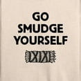 thumbnail image 3 of Instant Message - Go Smudge Yourself - Witchy - Spiritual - Women's Lightweight French Terry Long Sleeve Shirt, 3 of 6