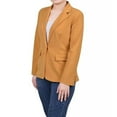 thumbnail image 3 of NY Collection Womens Petites Collar  One-Button Blazer, 3 of 5