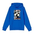 thumbnail image 5 of Friday the 13th Broken Mirror and Bloody Mask Adult Blue Long Sleeve Hoodie-Medium, 5 of 7