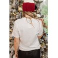 thumbnail image 4 of Women's White Cute Father Christmas Printed Casual T-Shirt for Holiday Fun - [ZhiHiMeRi] | (US 20-22)2XL, 4 of 8