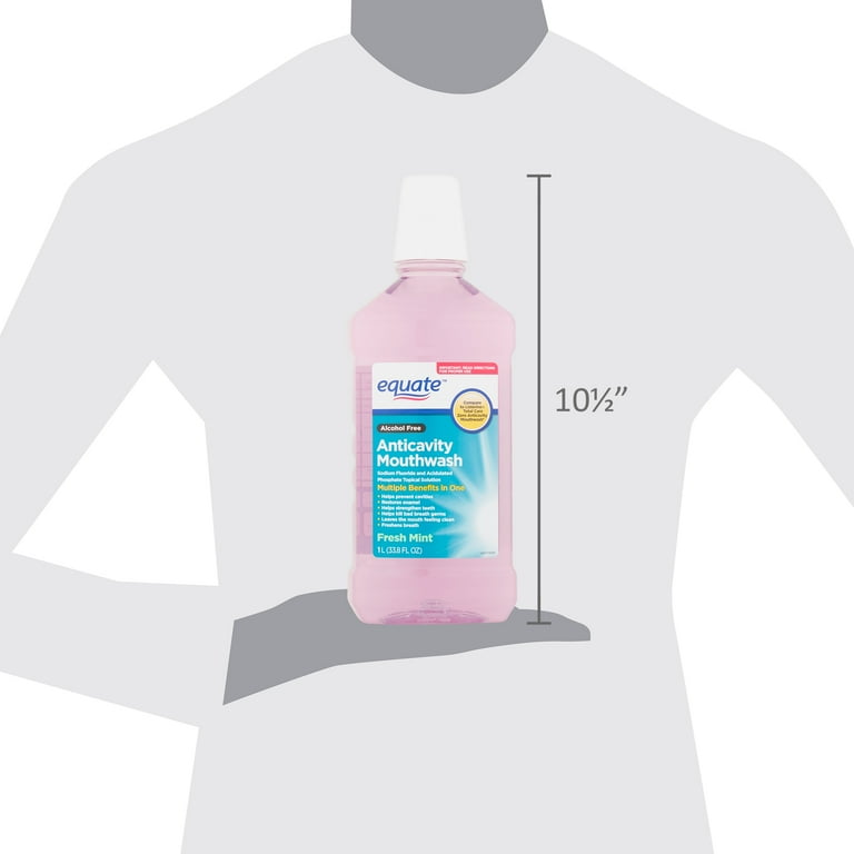 Equate Restoring Anticavity Fluoride Mouthwash, Refreshing