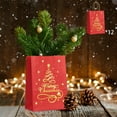thumbnail image 2 of RyanK Christmas Gifts, Christmas Decorations,Kraft Gift Bags 12's Portable Shopping Bags Tote Bags Stamping Christmas Paper Bags Party Gift Wrapping Bags, 2 of 6