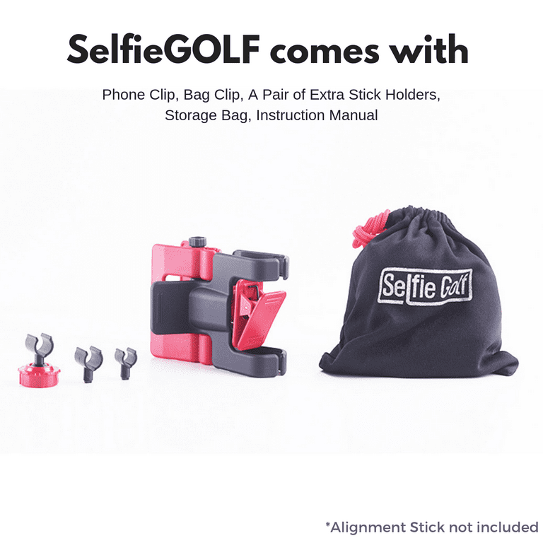 SelfieGOLF レコードゴルフスイング 携帯電話ホルダー ゴルフアナライザーアクセサリー PGAベスト製品受賞 Amazon.com : SelfieGOLF Record Golf Swing - Cell Phone