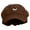 Brown, variant on Cute Narwhal Embroidered Cotton Elastic Newsboy Cap - Brown OSFM