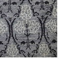 thumbnail image 5 of RUGSOTIC CARPETS HAND KNOTTED SILK AREA RUGS - 2'6''x10', Runner, Gray Black, Floral Modern Design, High Pile Thick Handmade Anti Skid Area Rugs for Living Room, Bed Room (NS1221), 5 of 5