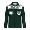 thumbnail image 6 of ZVNAΖH Men's Western Cowboy Camo Work Shirts Long Sleeve Button Down Army Cargo Shirt Jacket with Two Chest Pockets, 6 of 7