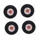 thumbnail image 4 of 4 piezas de neumáticos para coche RC, piezas RC, accesorios de repuesto de rendimiento estable. Rojo, 4 of 9