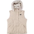 thumbnail image 1 of Reebok Solid Puffer Chaleco Mujer buff M, 1 of 2