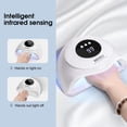 thumbnail image 3 of WEVILI Lámpara de uñas UV de 72 W, luz UV más rápida para esmalte de gel con 3 temporizadores, secador de uñas profesional con sensor automático con pantalla LCD para salón y uso doméstico, 3 of 5