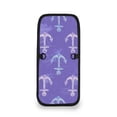 thumbnail image 2 of Secure Travel Neck Wallet Passport Holder Adjustable Strap For Men & Women 6*7.5in Nautical-Themed Purple Background, 2 of 6