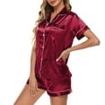 thumbnail image 5 of Sngxgn Womens Outfits Pajamas Sets Summer Lounge Sets Sleepwear(Red,M), 5 of 5