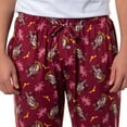 thumbnail image 3 of Harry Potter Men's Hogwarts Castle House Crest AOP Lounge Sleep Pajama Pants - Gryffindor Slytherin Hufflepuff Ravenclaw, 3 of 5