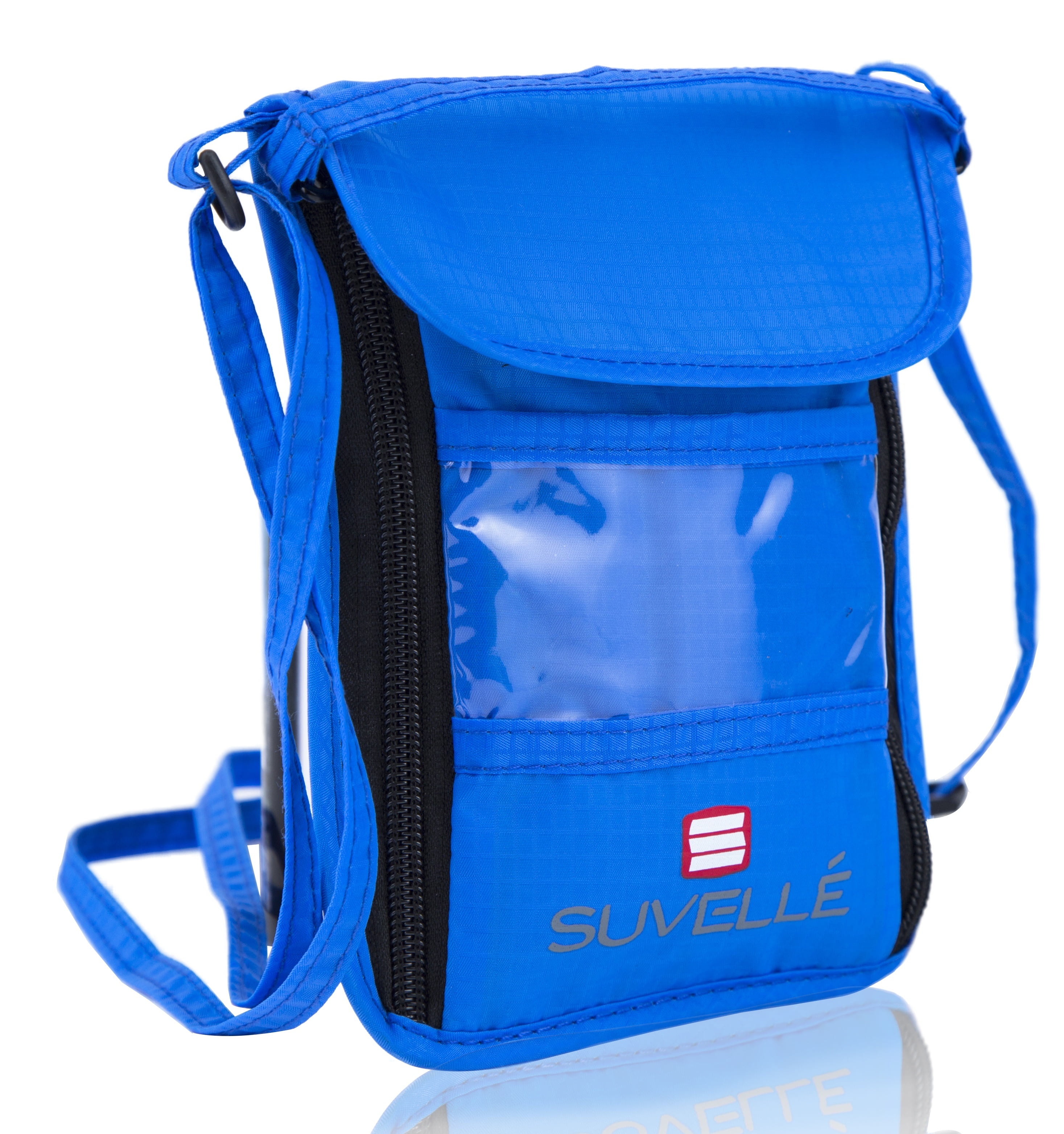 Suvelle RFID Blocking Travel Neck Stash Wallet Concealed Travel Pouch and Passport Holder