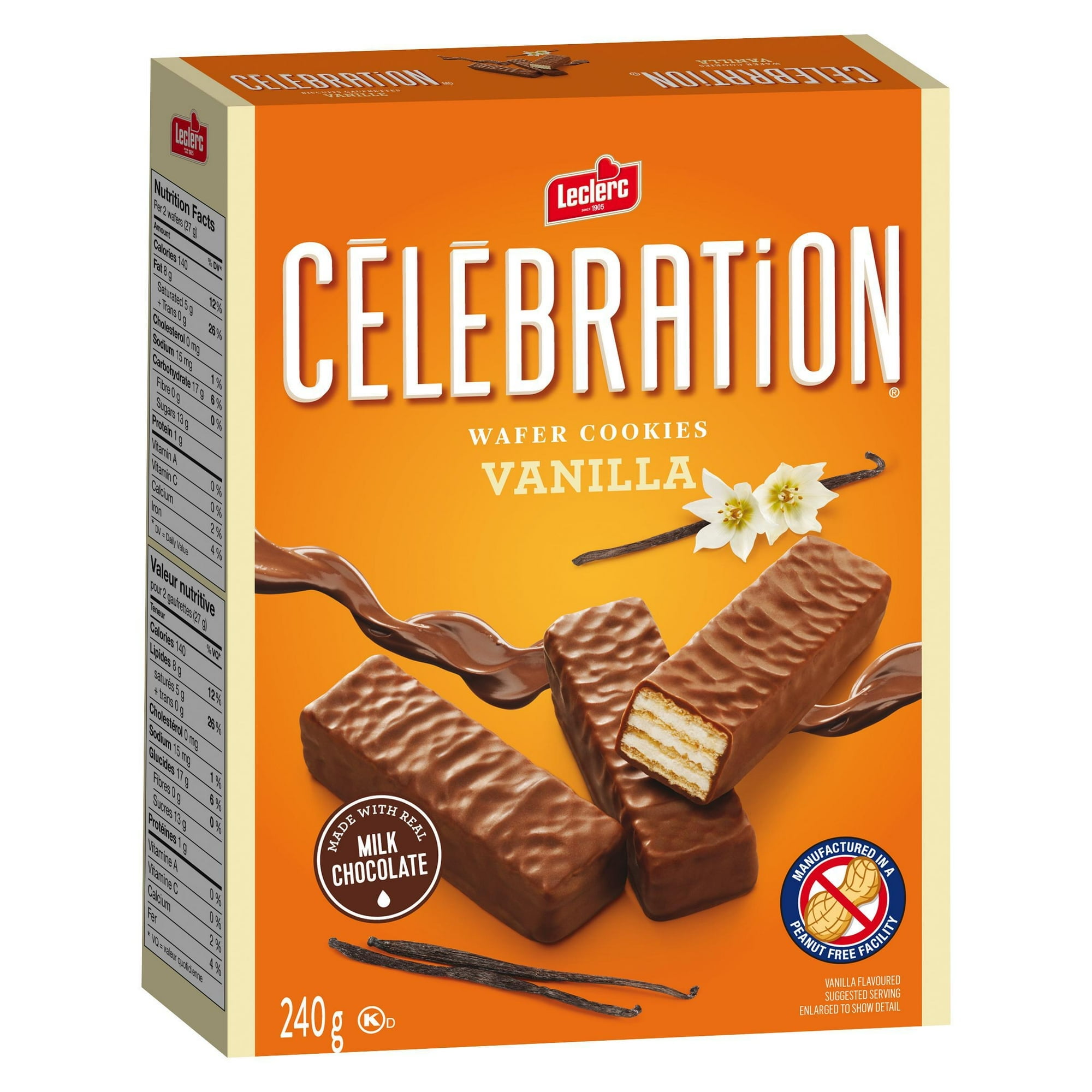 Celebration Leclerc Vanilla Wafer Cookies