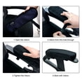 thumbnail image 4 of Jinsinto Ergonomic Premium Memory Foam Chair Arm Covers , Forearm Support - Comfortable Automotive Arm Rest Pads, Arm Riser - Desk, Gaming, 4 of 5