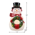 thumbnail image 3 of Mr. Christmas 12" Blow Mold Figure, Snowman, 3 of 6