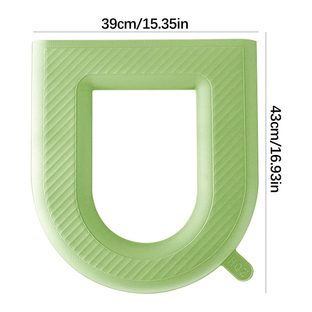 Leodye 1PCS U-Shaped Waterproof Toilet Seat Pad - Basic Bathroom Cover
