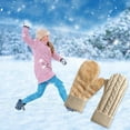 thumbnail image 3 of ERK 1Pcs Winter Mittens For Warm Fleece Knit Thick For Cold Weather, 3 of 5