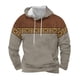 thumbnail image 1 of Sudadera con capucha para hombre, moda, bolsillos, manga larga, estilo étnico, estampado vintage, sudadera con capucha, blusa de poliéster para hombre, 1 of 4