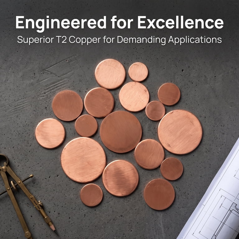 PENIKOKO 18Pcs Pure Copper Round Discs for Industrial Use High ...