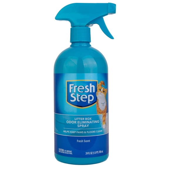 Fresh Step Litter Box Odor Eliminating Spray, 24 fl oz, Pet-Friendly, Scented