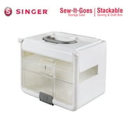 SINGER Sew-It-Goes Stackable Storage Case, Sewing and Craft Organizer