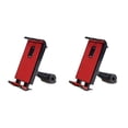 thumbnail image 1 of relayinert ABS Support de Tablette Auto pour Dossier de Siège Détachable Rotatif à 360 Degrés Élégant de Remplacement Support de Tablette en Silicone Accessoires Rouge 2 Ensembles, 1 of 6