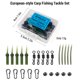 thumbnail image 5 of Kit de pesca de carpas, 25 piezas, aparejo de carpa, equipo de pesca con cola, 5 of 8