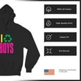 thumbnail image 6 of I Recycle Boys Puff Print Sweatshirt Funny Dating App Humor Single Independent Heart Breaker Relationship Hoodie, 6 of 7