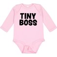 thumbnail image 3 of Inktastic Tiny Boss Boys or Girls Long Sleeve Baby Bodysuit, 3 of 5