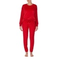 thumbnail image 2 of Secret Treasures Women's and Women's Plus Size Velour Top and Joggers, 2-Piece Set, 2 of 4