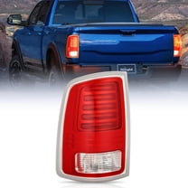 Nilight Taillight Assembly Compatible with 2013 2014 2015 2016 2017 2018 Dodge Ram 1500 2014-2018 Ram 2500 3500 LED Style Driver Side Rear Tail Light with Bulbs