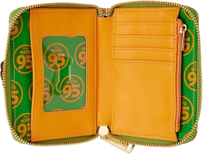Loungefly Disney Pluto 95Th Anniversary Zip Around Wallet