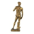 thumbnail image 6 of David Statue - 6" x 4" x 13.7" - Gold, 6 of 6
