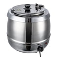 thumbnail image 2 of FOLDLIFE Commercial Grade Soup Kettle, 10.5QT Soup Kettle Warmer with Hinged Lid and Detachable Stainless Steel Insert Pot for Famil yand Restaurant, buffets，Silvery, 2 of 6